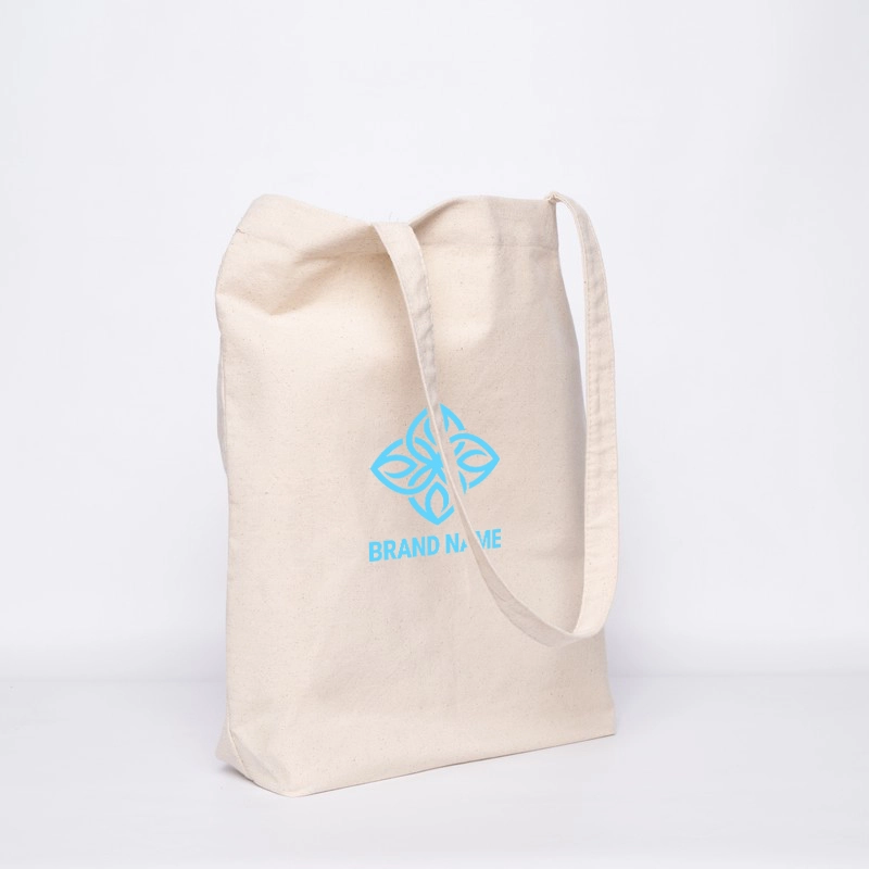 Sac coton réutilisable personnalisé 38x42 CM | TOTE BAG EN COTON | IMPRESSION EN SÉRIGRAPHIE SUR DEUX FACES EN UNE COULEUR