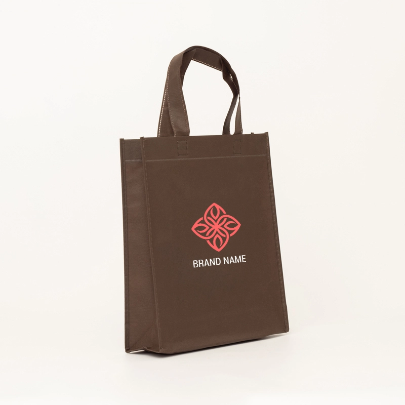 Customized Customized non-woven bag 30x10x35 CM | NON-WOVEN TNT LUS BAG| SCREEN PRINTING ON TWO SIDES IN TWO COLORS