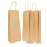 14x09x38 CM 14x09x38 CM | SAC PAPIER SAFARI POUR BOUTEILLES | IMPRESSION FLEXO EN UNE COULEUR SUR ZONES PRÉDÉFINIES SUR LES 2...