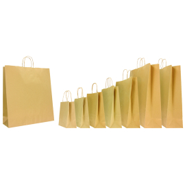 22x10x29 CM 22x10x29 CM | SAC PAPIER SAFARI | IMPRESSION FLEXO EN UNE COULEUR SUR ZONES PRÉDÉFINIES SUR LES 2 FACES