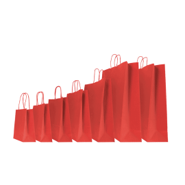36x12x41 CM 36x12x41 CM | SAC PAPIER SAFARI | IMPRESSION FLEXO EN UNE COULEUR SUR ZONES PRÉDÉFINIES SUR LES 2 FACES