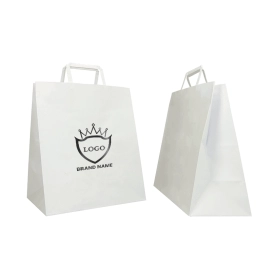28x17x32 CM 28x17x32 CM | SAC PAPIER BOX| IMPRESSION FLEXO EN UNE COULEUR SUR ZONES PRÉDÉFINIES SUR LES 2 FACES
