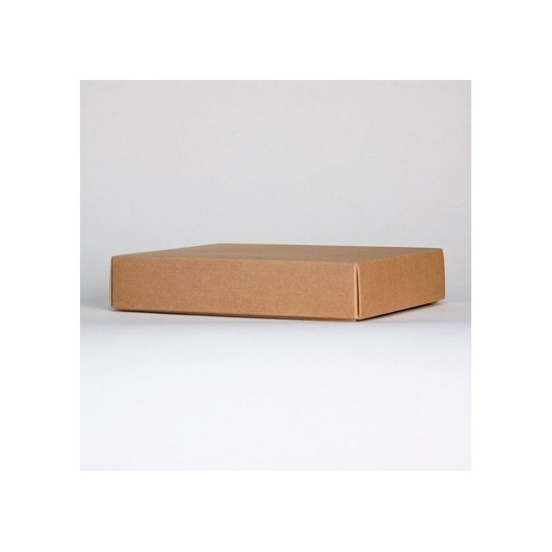 Customized Flat delivered boxes Two piece kraft box