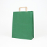 Customized Machine Made Paper Bags Colored Kraft Flat handles bag