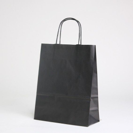 Customized Machine Made Paper Bags Twisted handles bag Safari