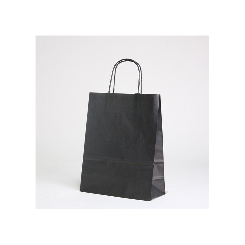 Customized Machine Made Paper Bags Twisted handles bag Safari