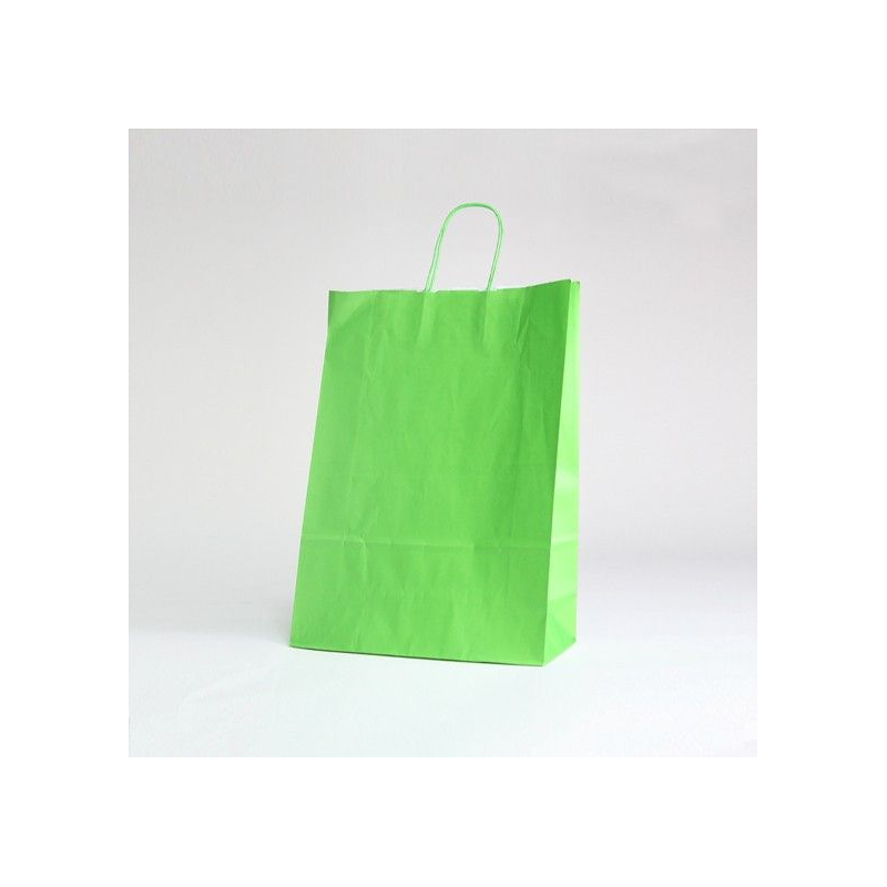 Customized Machine Made Paper Bags Twisted handles bag Safari