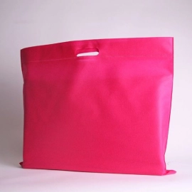 Customized Non woven fabric bags US-TNT DKT bag with cut handles