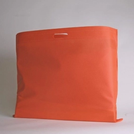 Customized Non woven fabric bags US-TNT DKT bag with cut handles