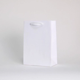 Sacs avec poignées de corde ou en ruban Sac papier Noblesse plastifié