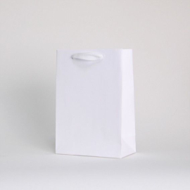 Sacs avec poignées de corde ou en ruban Sac papier Noblesse plastifié