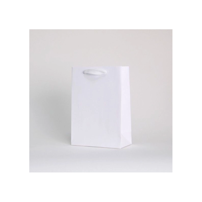 Sacs avec poignées de corde ou en ruban Sac papier Noblesse plastifié