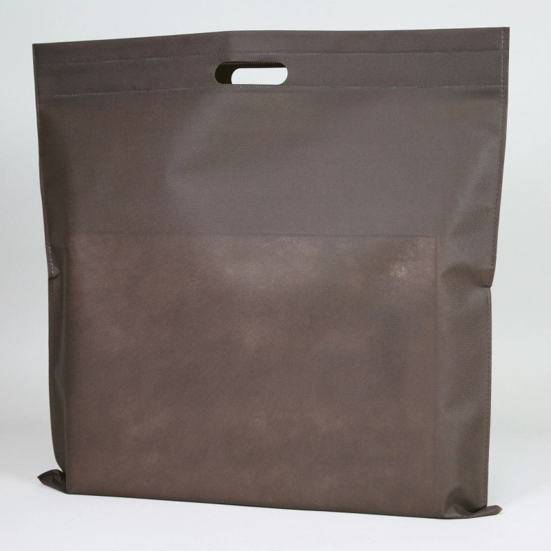 Customized Non woven fabric bags US-TNT DKT bag with cut handles