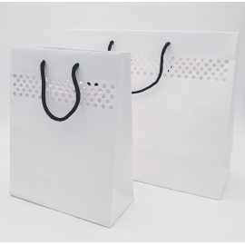 Customized Bags with rope or ribbons handles Dot bag
