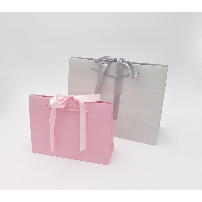 Customized Bags with rope or ribbons handles Bow bag