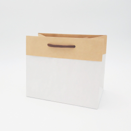 Customized Bags with rope or ribbons handles Noblesse Bag Mokka