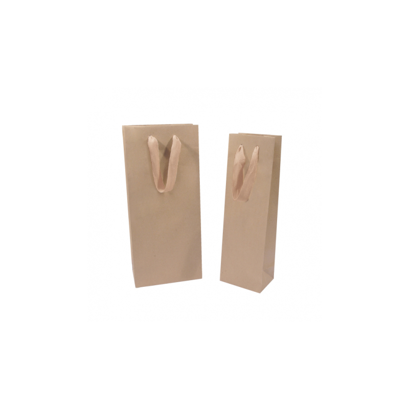 Customized Bags with rope or ribbons handles ECO WINE NOBLESSE