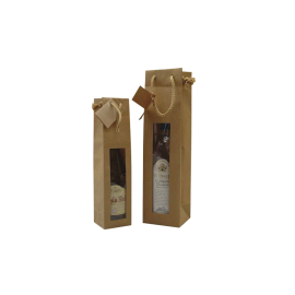 Customized Bags Bottle bag with window