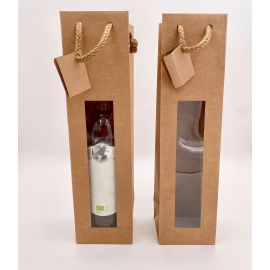 Customized Bags Bottle bag with window