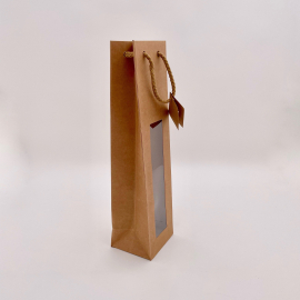 Customized Bags Bottle bag with window