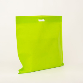 Customized Non woven fabric bags US-TNT DKT bag with cut handles