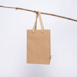 Customized Machine Made Paper Bags Noblesse kraft bag