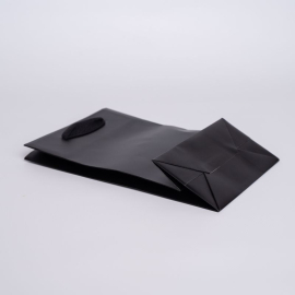Sacs avec poignées de corde ou en ruban Sac papier Noblesse plastifié