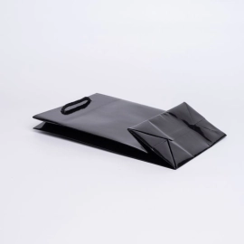 Sacs avec poignées de corde ou en ruban Sac papier Noblesse plastifié