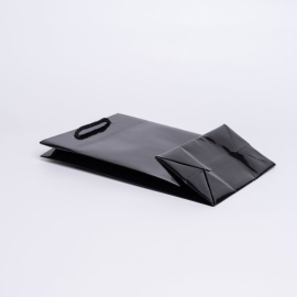 Sacs avec poignées de corde ou en ruban Sac papier Noblesse plastifié