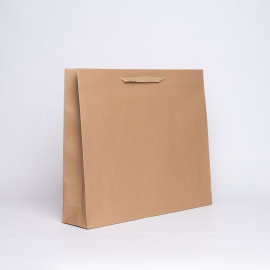 Customized Machine Made Paper Bags Noblesse kraft bag