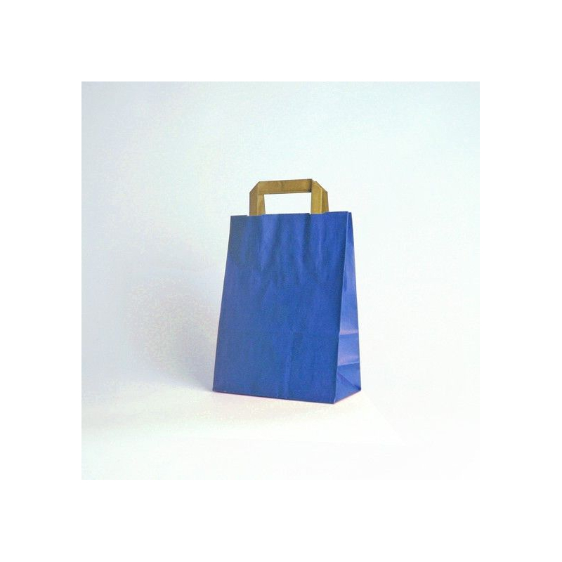 Customized Machine Made Paper Bags copy of Colored Kraft Flat handles bag