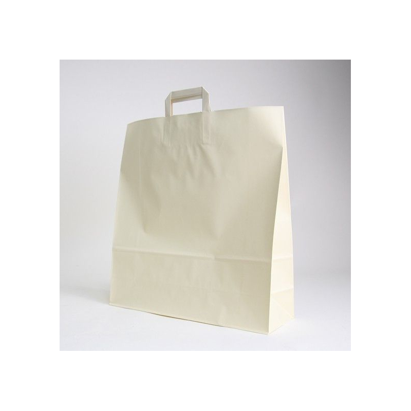Customized Machine Made Paper Bags copy of Colored Kraft Flat handles bag