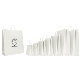 SAFARI BAG | WHITE KRAFT | ECO PAPER BAG - Personalized shopping ba...