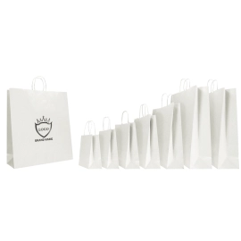 SAFARI BAG | WHITE KRAFT | ECO PAPER BAG - Personalized shopping ba...