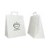 SAC BOX KRAFT BLANC AVEC IMPRESSION - Sac papier personnalisé Box |...