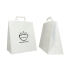 SAC BOX KRAFT BLANC AVEC IMPRESSION - Sac papier personnalisé Box |...