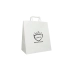 SAC BOX KRAFT BLANC AVEC IMPRESSION - Sac papier personnalisé Box |...