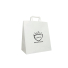 SAC BOX KRAFT BLANC AVEC IMPRESSION - Sac papier personnalisé Box |...