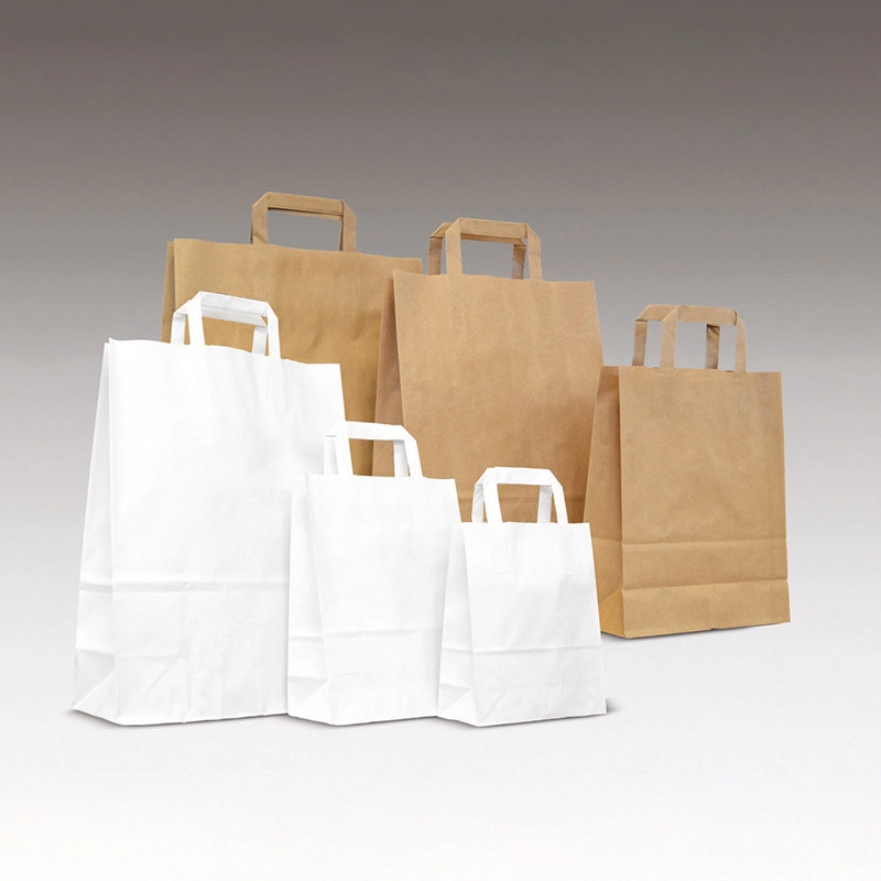 SAC BOX KRAFT NATUREL AVEC IMPRESSION - Sac papier personnalisé Box...