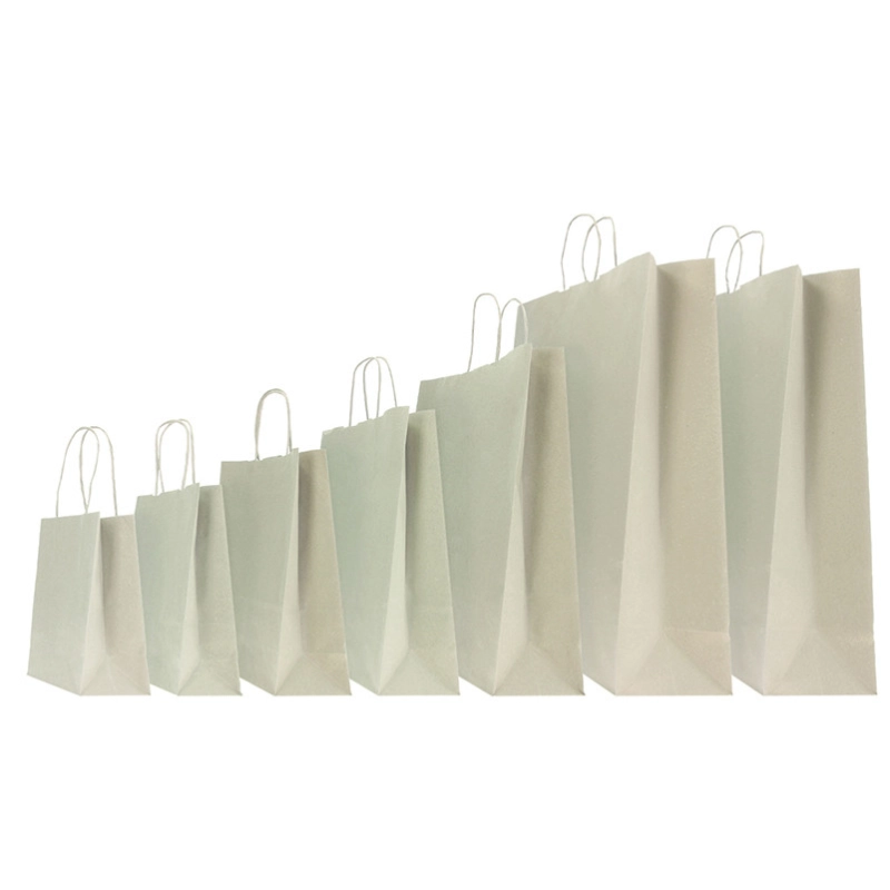 COLORED SAFARI PAPER BAG WITH TWISTED HANDLES - Personalized shoppi...