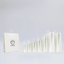 SAFARI BAG | WHITE KRAFT | ECO PAPER BAG - Personalized shopping ba...