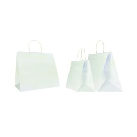 SAC PAPIER SAFARI COLORÉ AVEC POIGNÉES TORSADÉES