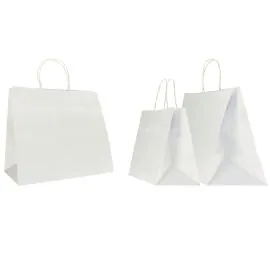 COLORED SAFARI PAPER BAG WITH TWISTED HANDLES