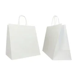 COLORED SAFARI PAPER BAG WITH TWISTED HANDLES