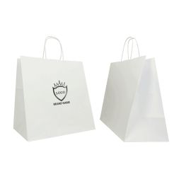 COLORED SAFARI PAPER BAG WITH TWISTED HANDLES