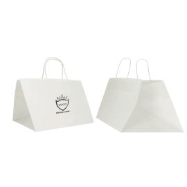 COLORED SAFARI PAPER BAG WITH TWISTED HANDLES