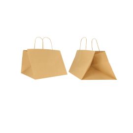SAC PAPIER SAFARI COLORÉ AVEC POIGNÉES TORSADÉES
