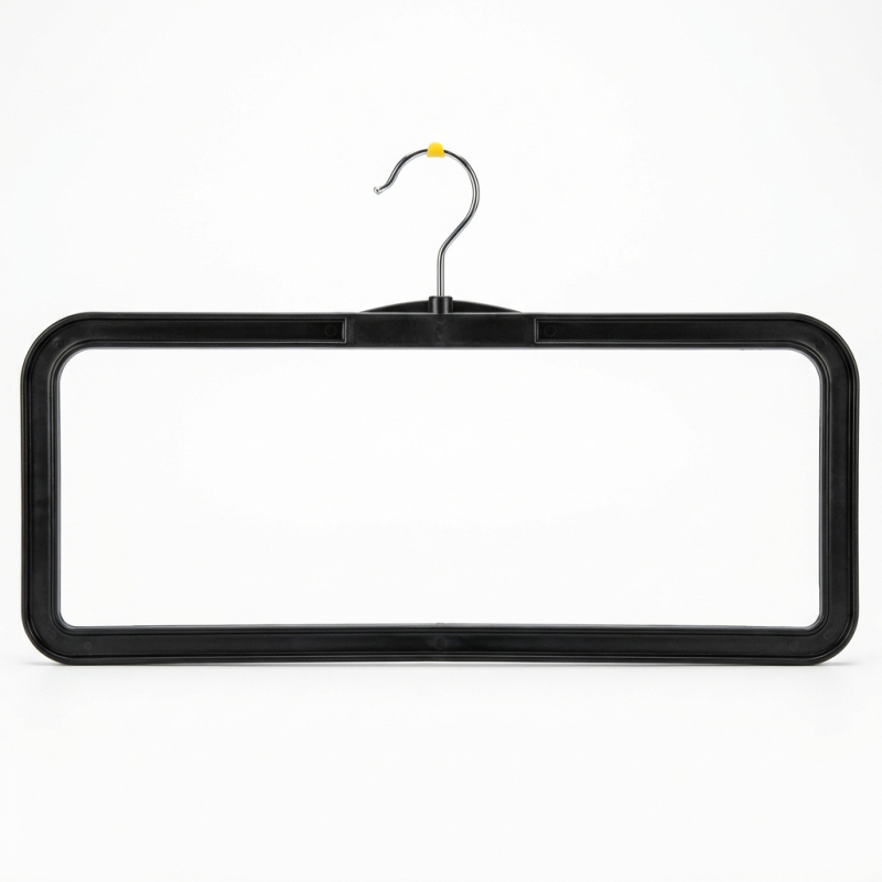 Premium Closed-Loop Frame Hanger with Metal Swivel Hook | Black | 4...