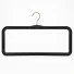 Premium Closed-Loop Frame Hanger with Metal Swivel Hook | Black | 4...