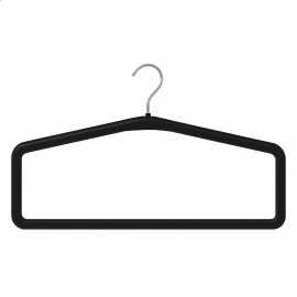 Cintre rectangulaire à cadre fermé | 46X2,4 CM | Black |CUR46PP - I...